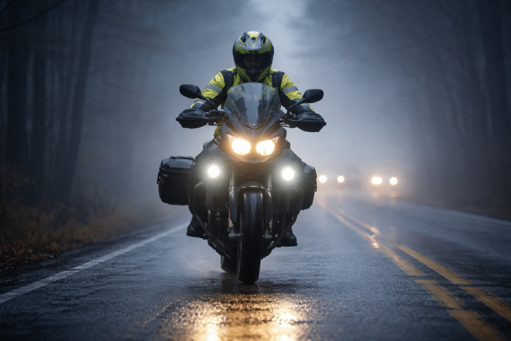 Cold-Weather Motorcycle Crashes in Texas: Why Visibility, Not Ice, Causes Most Winter Injuries