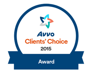 Avvo Clients' Choice 2015 Award